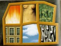 Magritte, Rene - abstract oil painting